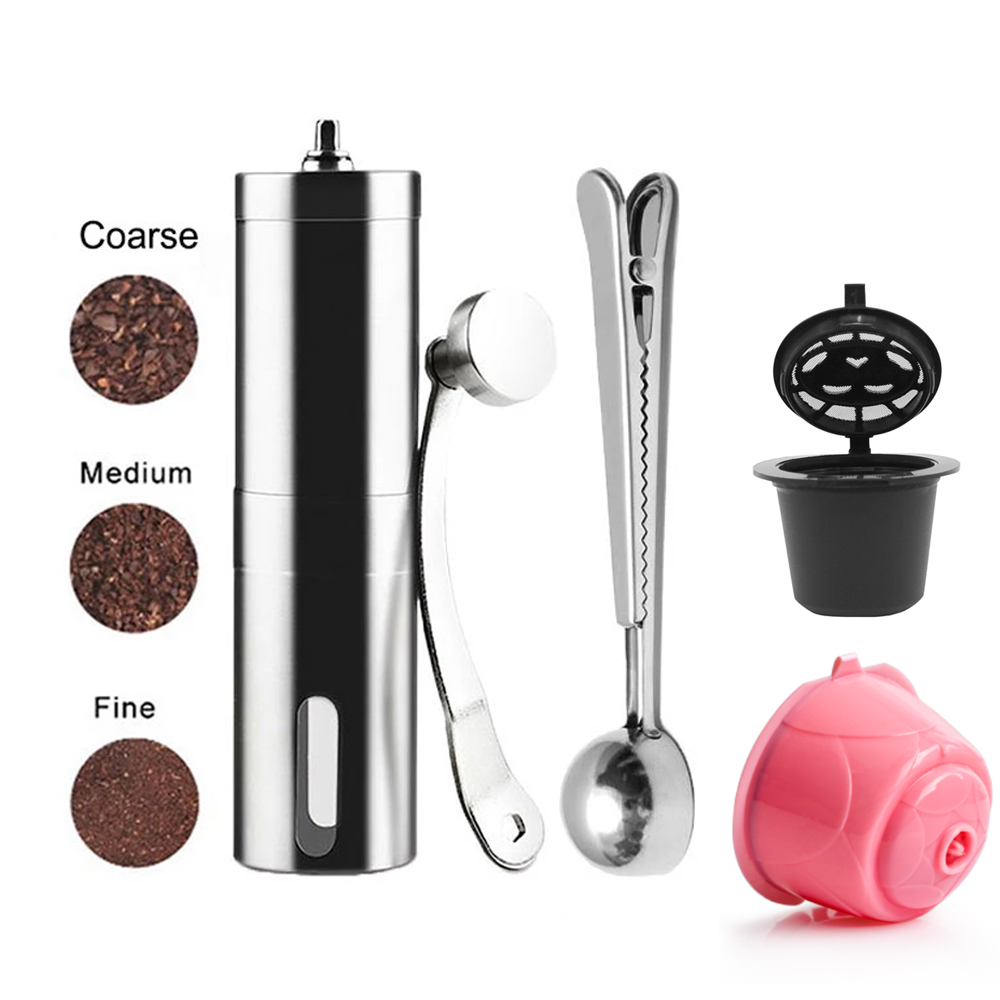 Burr Hand Grinder - Moedor de Café Mini em Aço