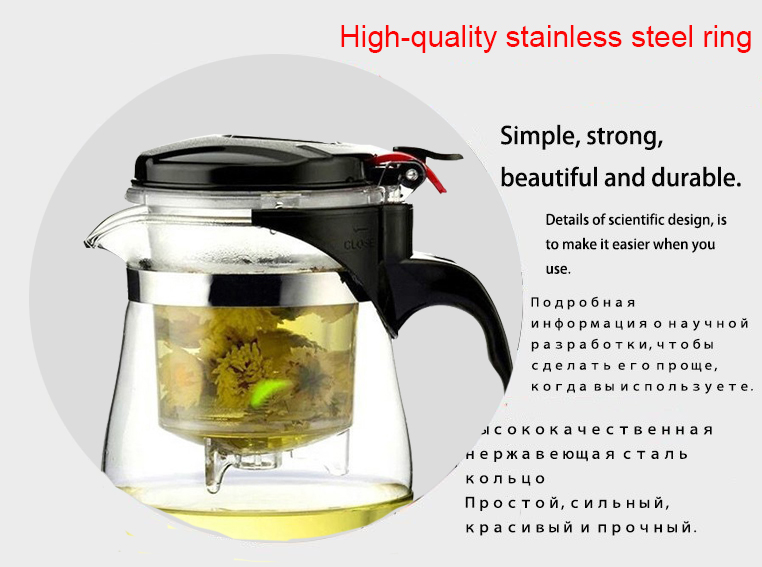 Bule de chá de vidro resistent - Coffee Tea And Sugar Set avaliação e preço