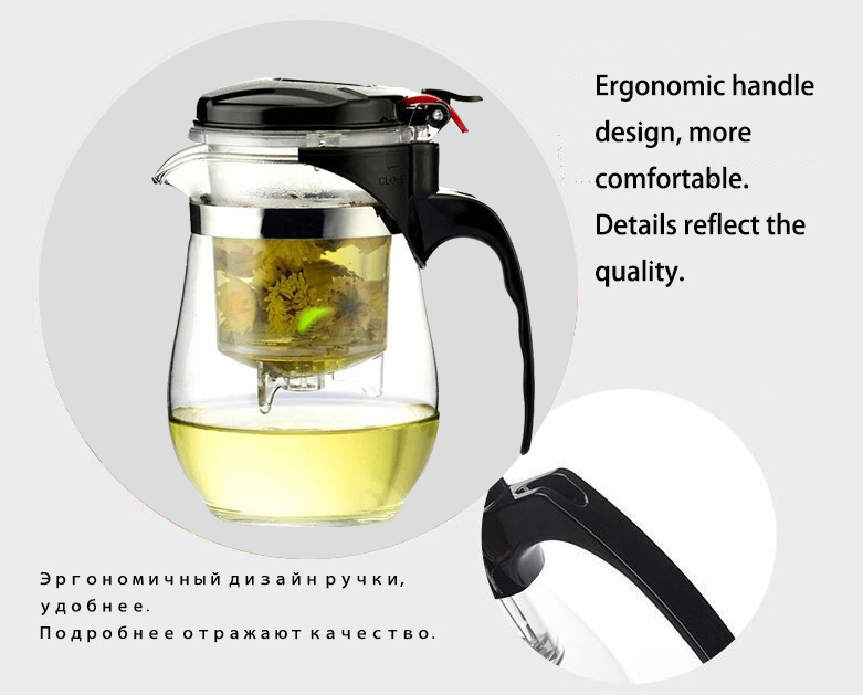 Bule de chá de vidro resistent - Coffee Tea And Sugar Set avaliação e preço