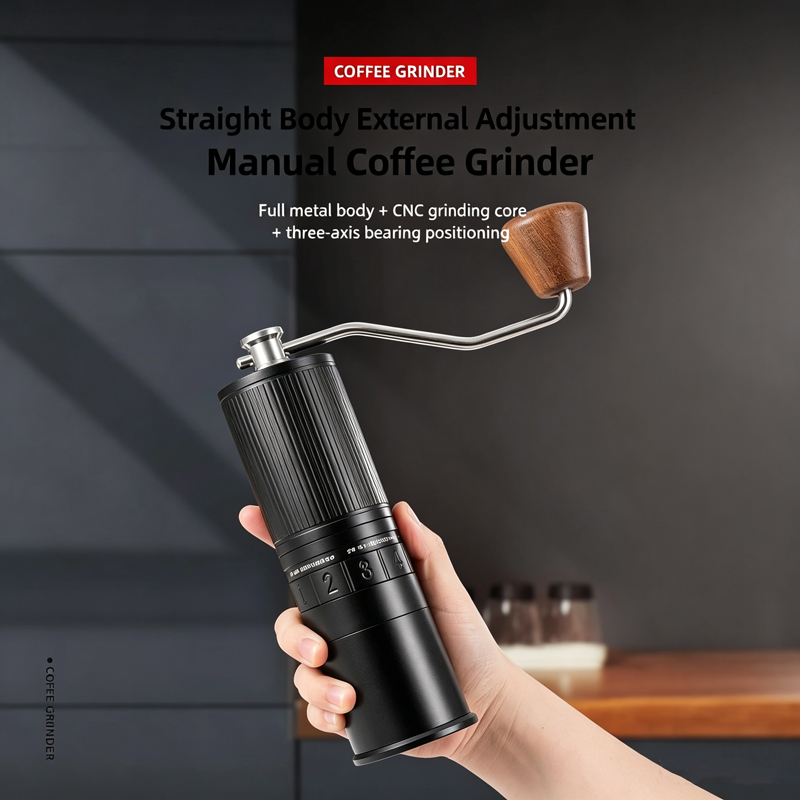 Moedor de café manual, moedor  - Burr Hand Grinder avaliação e preço