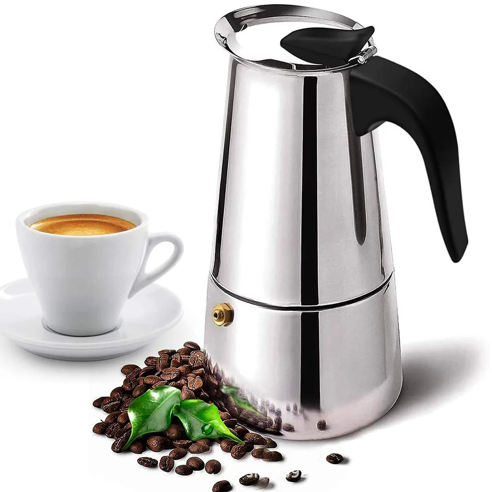 Cafeteira moka de aço inoxidáv - Moka Pot Stove avaliação e preço