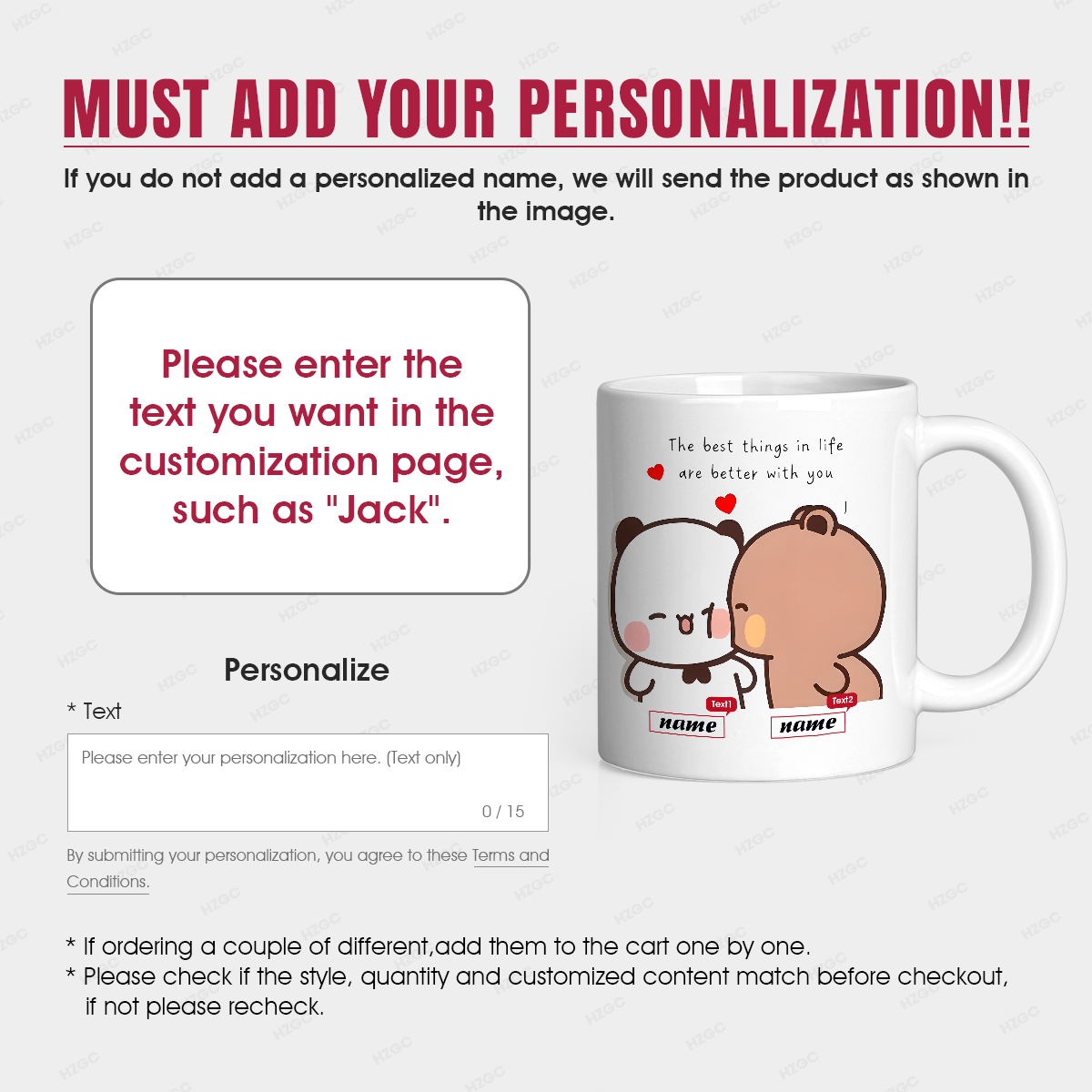 1 Caneca de cerâmica personali - Coffee Tea Name avaliação e preço