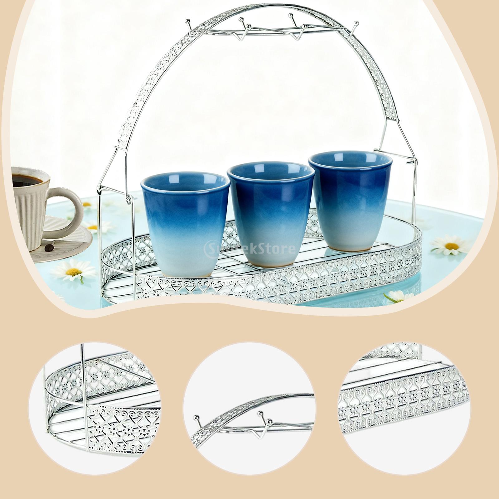 Criativo rack de caneca suport - Coffee Tea And Sugar Set avaliação e preço