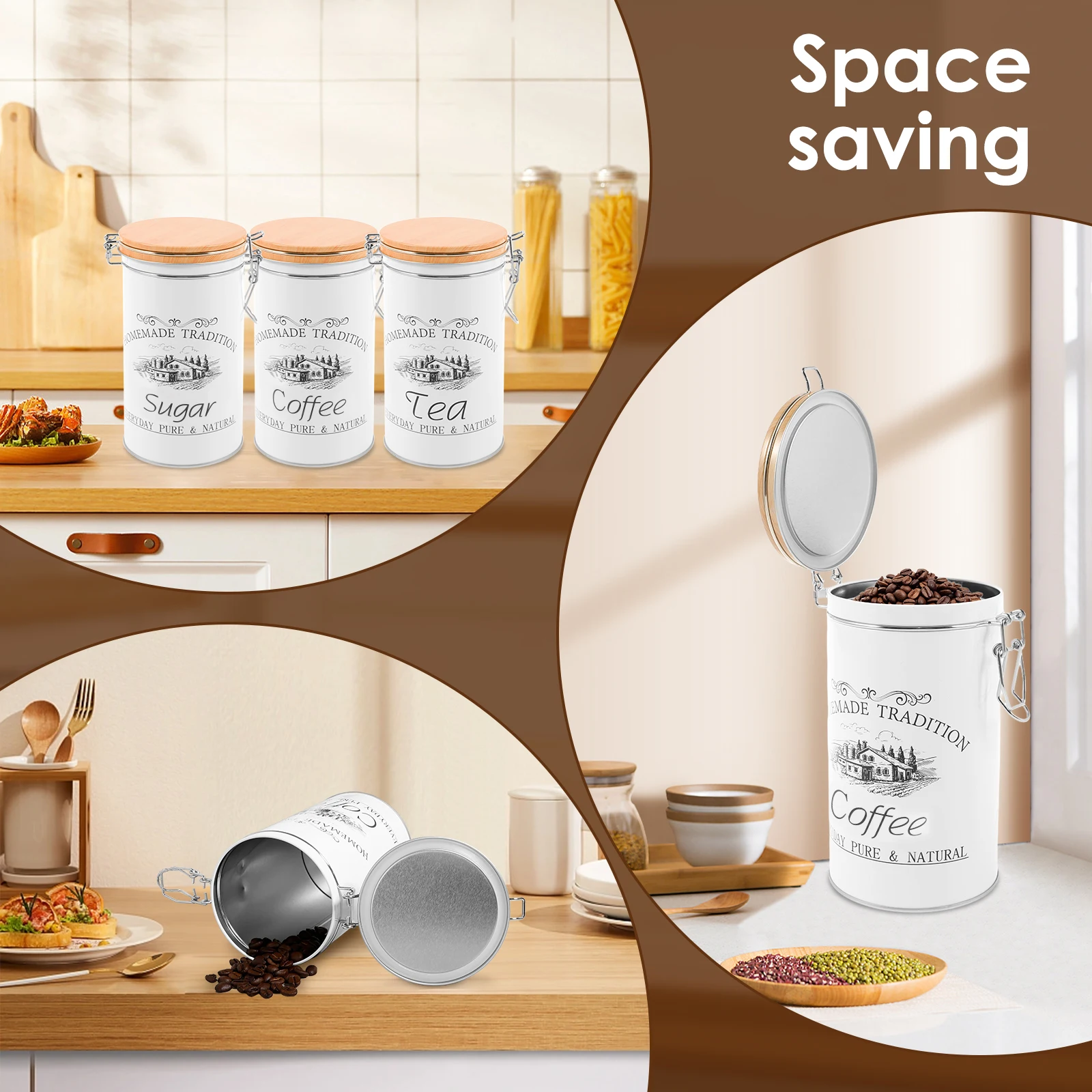 3 pçs/set chá café açúcar vasi - Coffee Tea And Sugar Set avaliação e preço