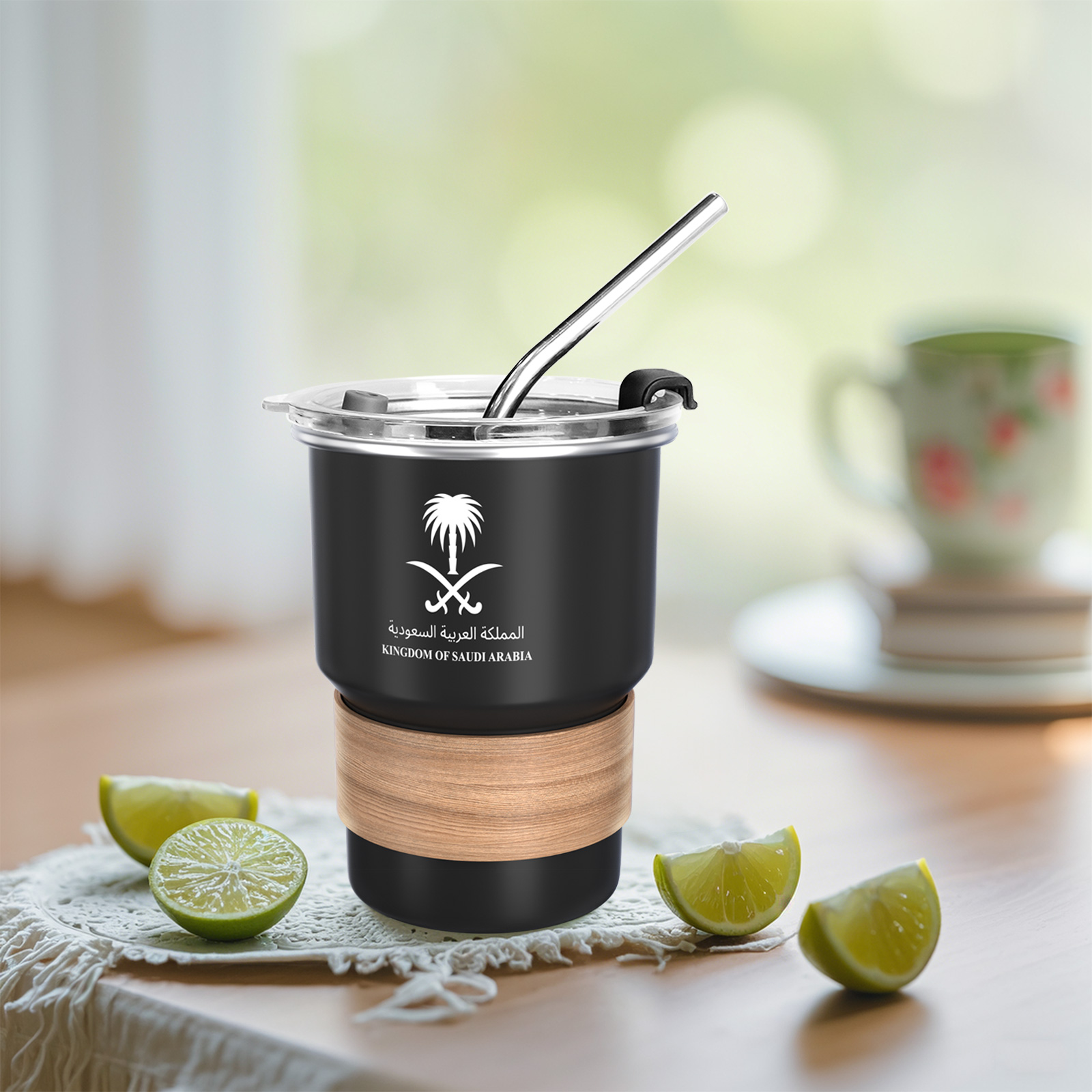 500ml emblema nacional da aráb - Coffee Tea Name avaliação e preço