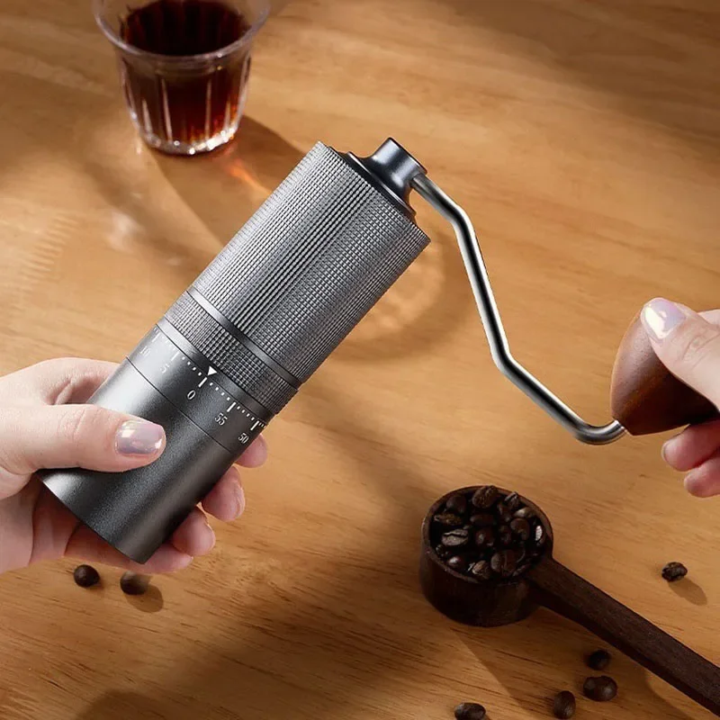Novo moedor de café manual pro - Burr Hand Grinder avaliação e preço