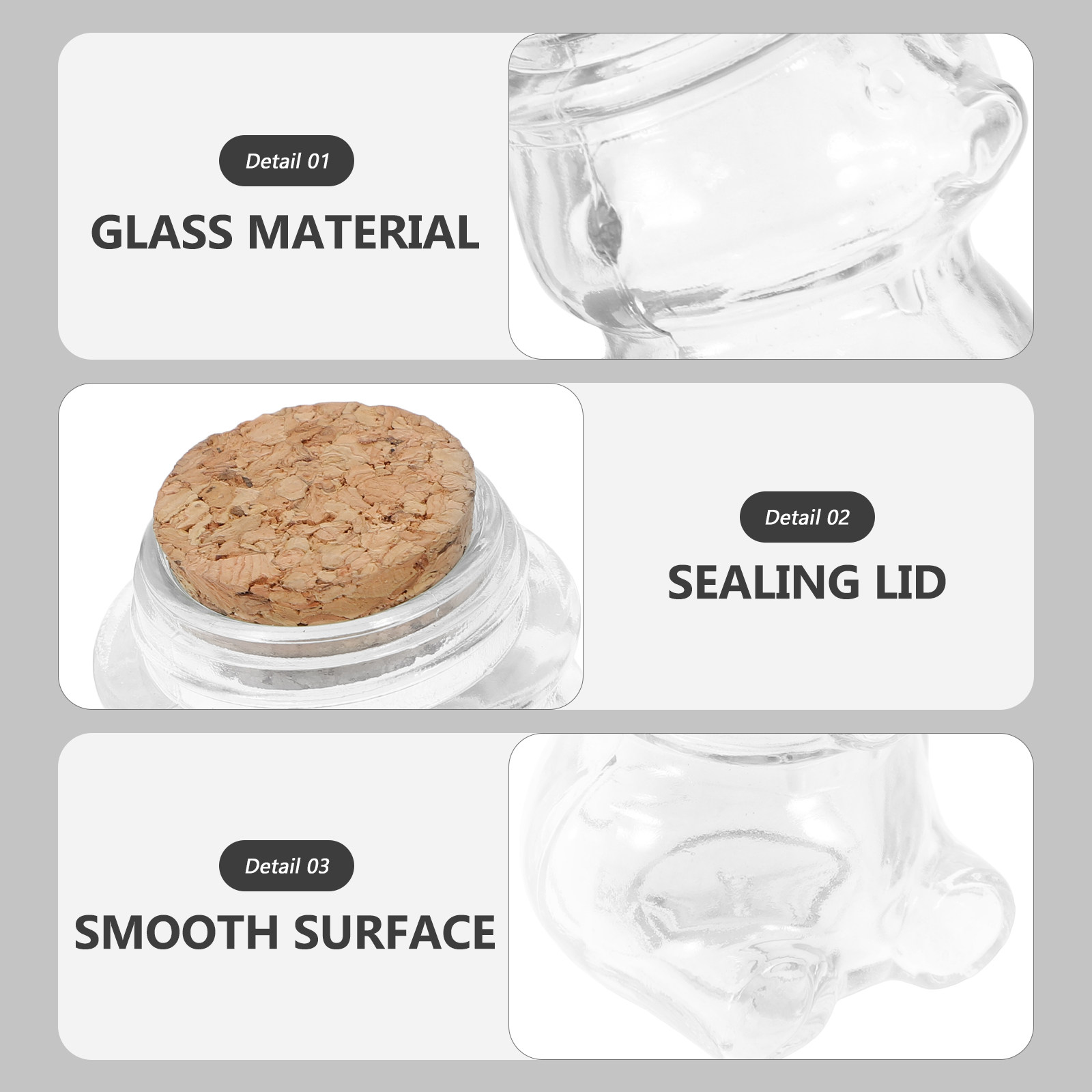 Conjunto de 4 potes de vidro t - Coffee Tea Sugar avaliação e preço