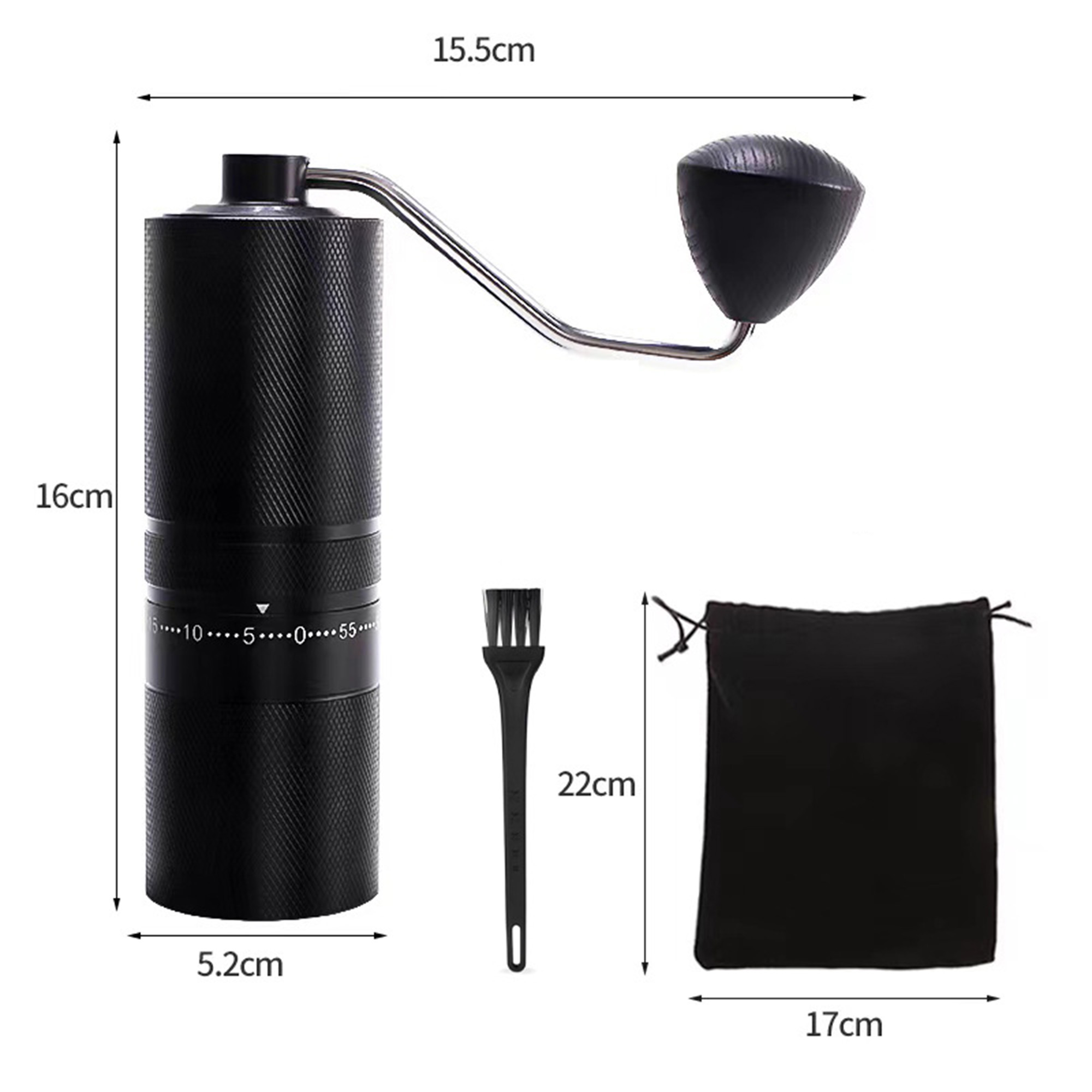 Moedor de Café Portátil Manual - Burr Hand Grinder avaliação e preço