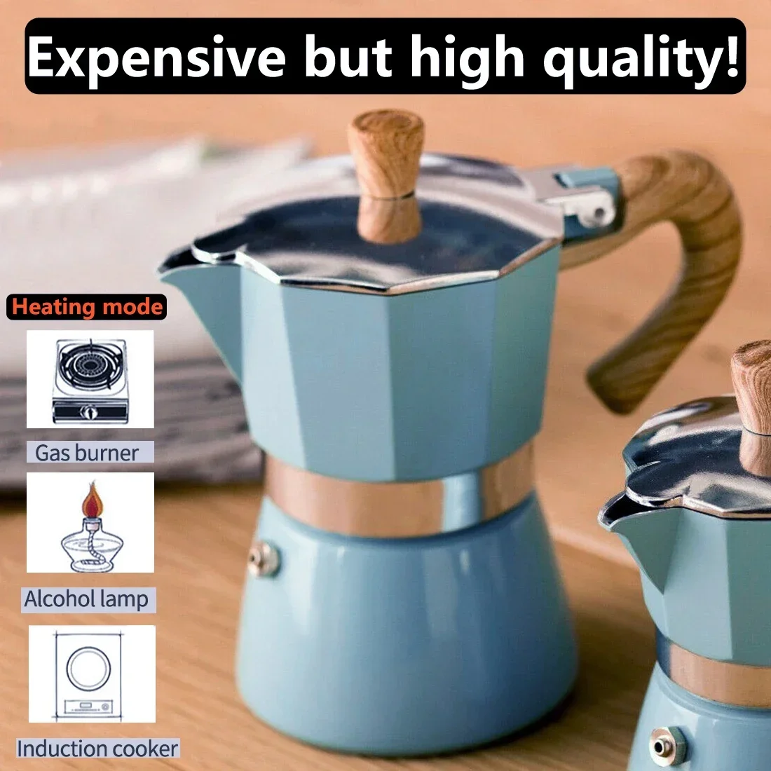 Cafeteira Italiana Moka de Alu - Moka Pot Stove avaliação e preço